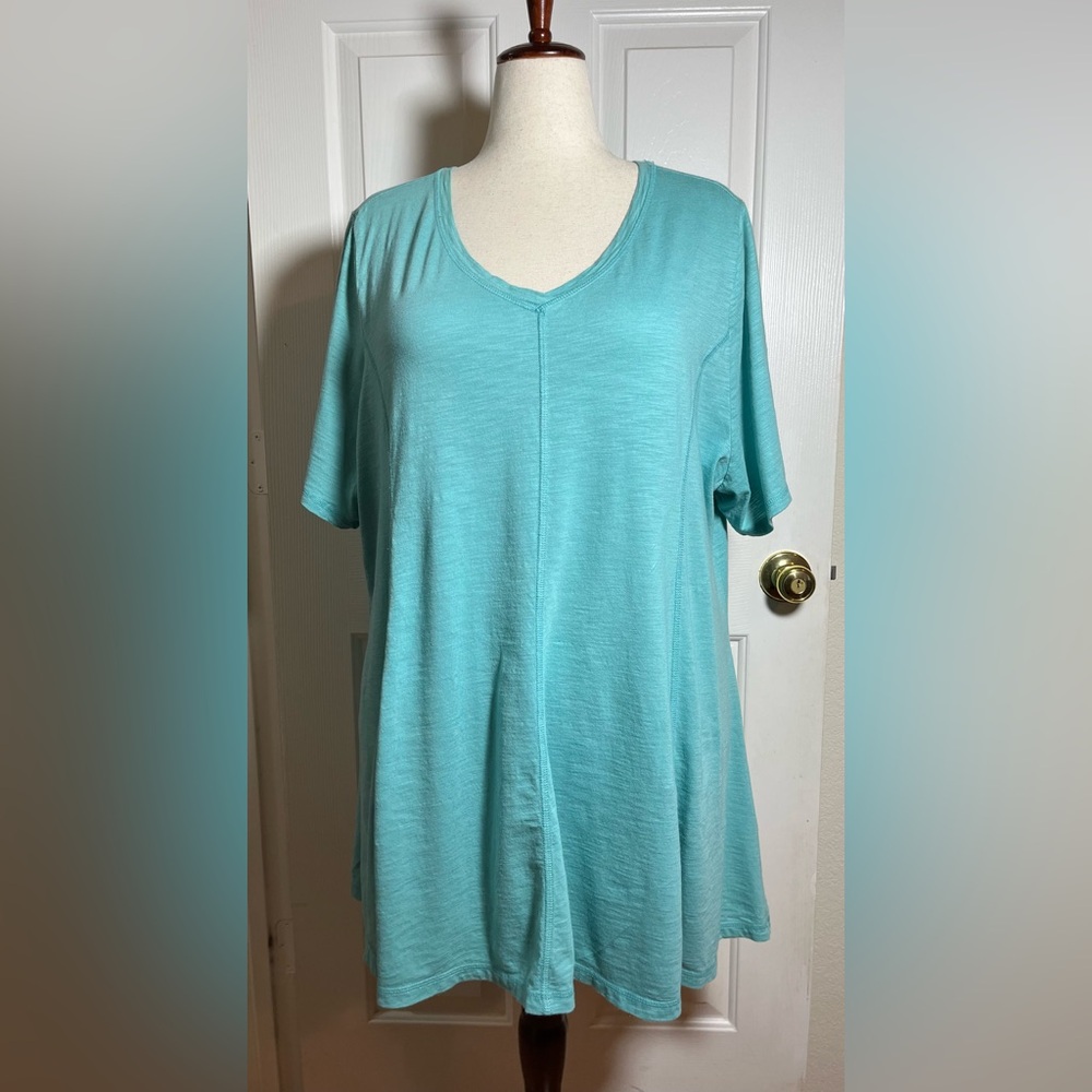 Catherines Turquoise Short Sleeve Women’s Tunic